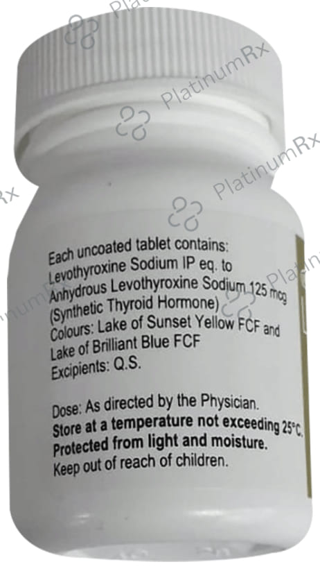 Lethyrox 125mcg Tablet 120s