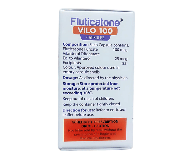 Fluticatone Vilo 100/25mcg Capsule 30s