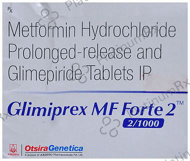 Glimiprex MF Forte 2/1000mg Tablet PR 10s