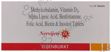 Nervijen D3 1500/100mcg Tablet 10s