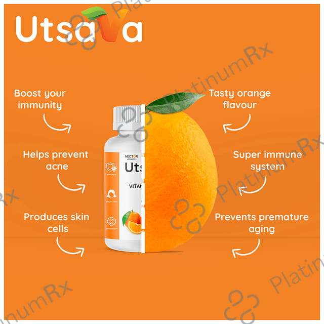 Nector Immunity VItamin C Orange Flavour Chewable Tablet 30s