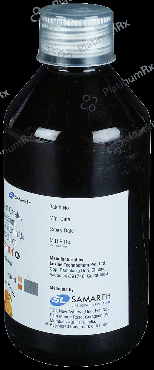 Lizerton B6 Oral Solution Orange Sugar Free