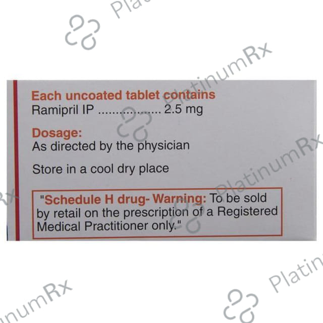 Ramipres 2.5mg Tablet 10s
