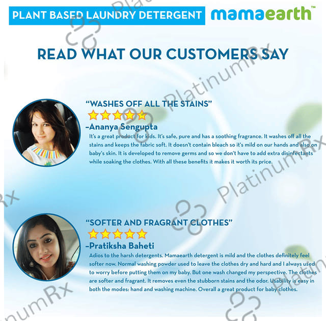 Mamaearth Plant-Based Laundry Detergent for Babies 200 ml
