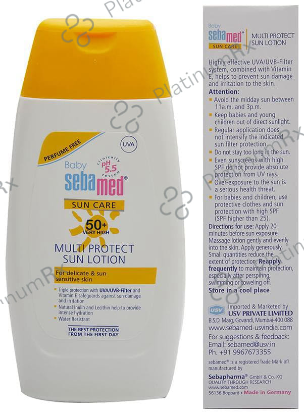 Sebamed Baby SPF 50+ Multi Protect Sun Lotion 200ml