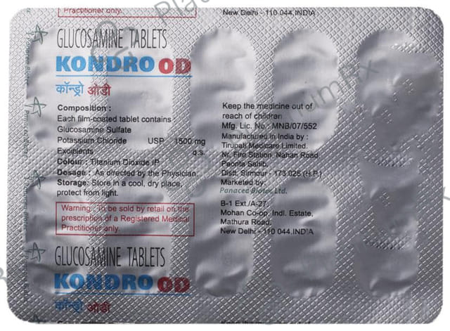 Kondro OD 1500mg Tablet 10s