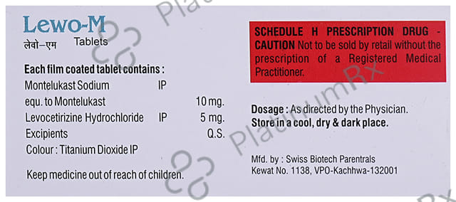 Lewo M 5/10mg Tablet 10s
