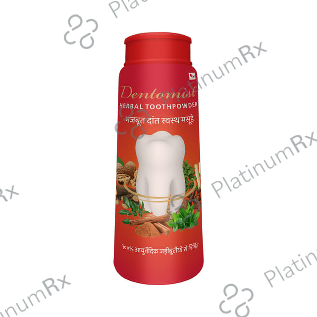 Dentomist Herbal Tooth Powder (100gm Each) 1 Bottle