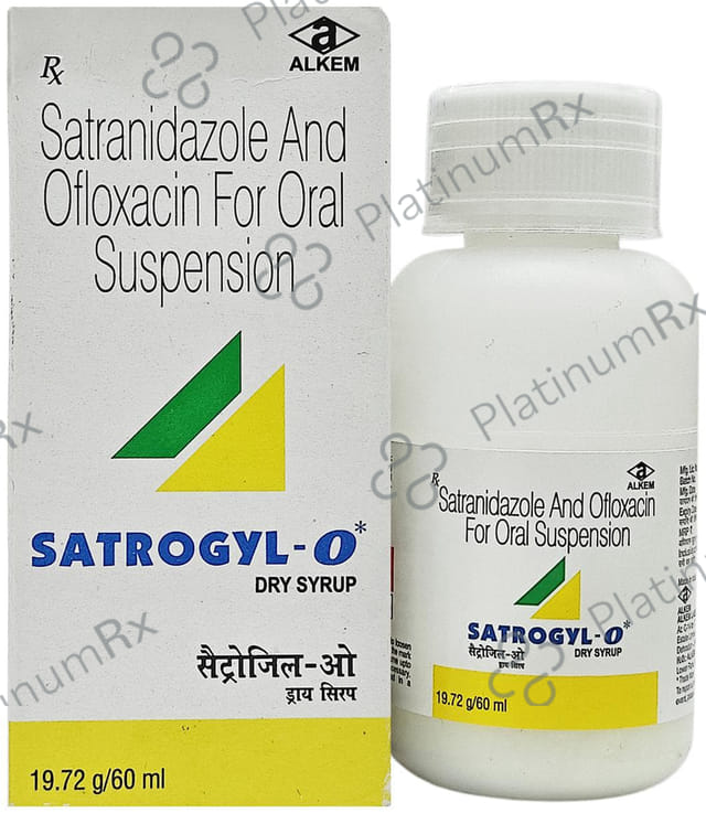 Satrogyl O 50/75mg Dry Syrup 60ml