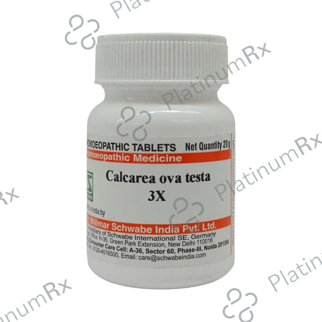 Dr Willmar Schwabe India Calcarea Ova Testa Trituration Tablet 3X
