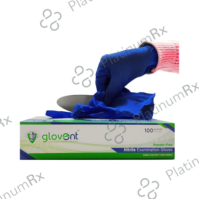 Glovent Nitrile Examination Gloves Powder Free Large