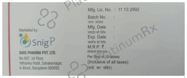 Nigtel H 40/12.5mg Tablet 10s