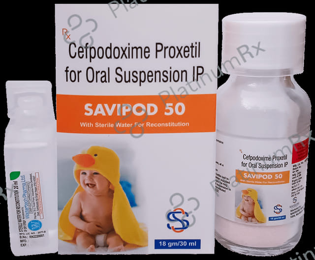 Savipod 50 Oral Suspension