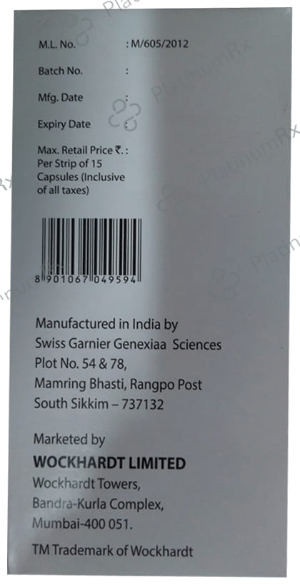 Wokride D 30/20mg Capsule SR 15s