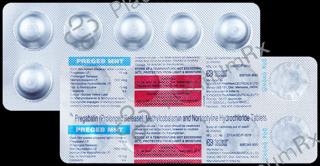 Pregeb MNT 75mg/10mg/1500mcg Tablet