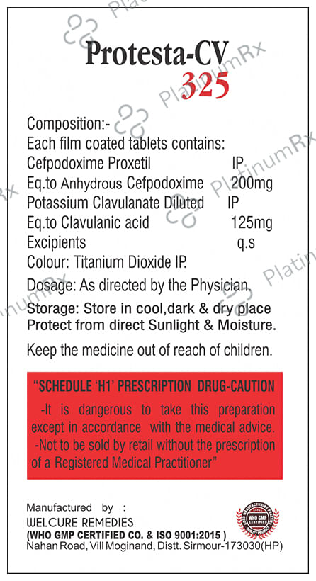 Protesta-CV 325 Tablet