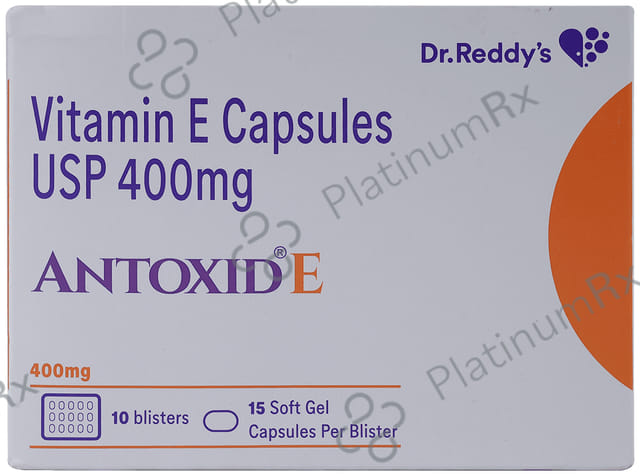 Antoxid E 400mg Capsule 15s