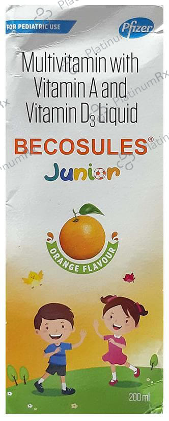 Becosules Junior Orange Flavour Syrup 200ml