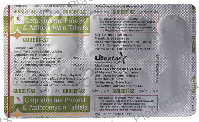 Gudcef AZ Tablet