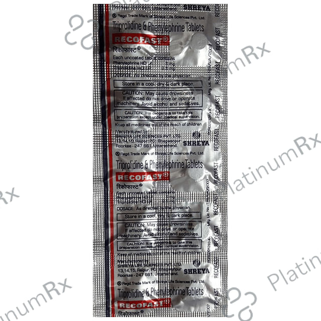Recofast 5/2.5mg Tablet 10s