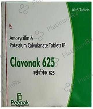 Clavonak 500/125mg Tablet 6s