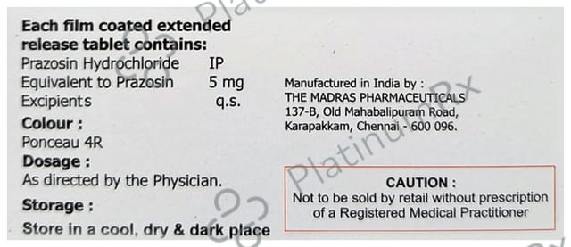 Gfr 5mg Tablet XL 10s