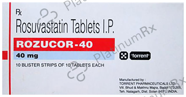 Rozucor 40mg Tablet 10s