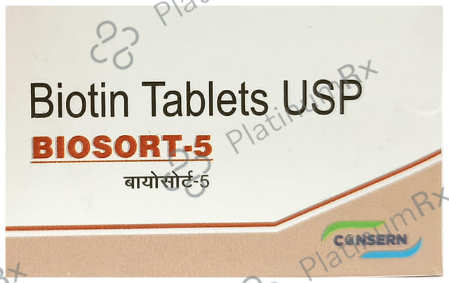 Biosort 5000mcg Tablet 10s