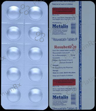 Rosuhenz 20mg Tablet