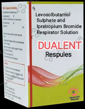 Dualent 1.25mg/500mcg Solution for Inhalation Respules 5X2.5ml