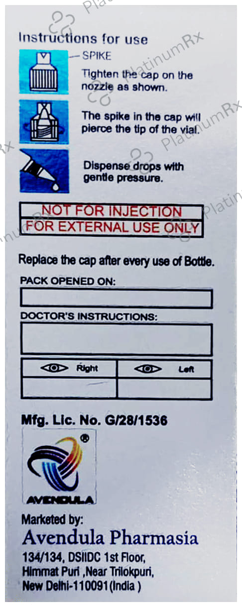 Aven Tears Lubricating 0.5%w/v Eye Drop 10ml