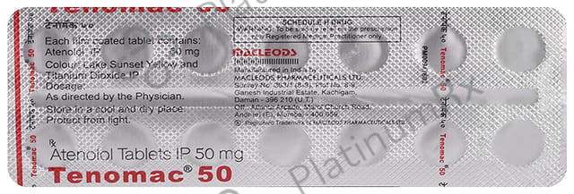 Tenomac 50mg Tablet 14s