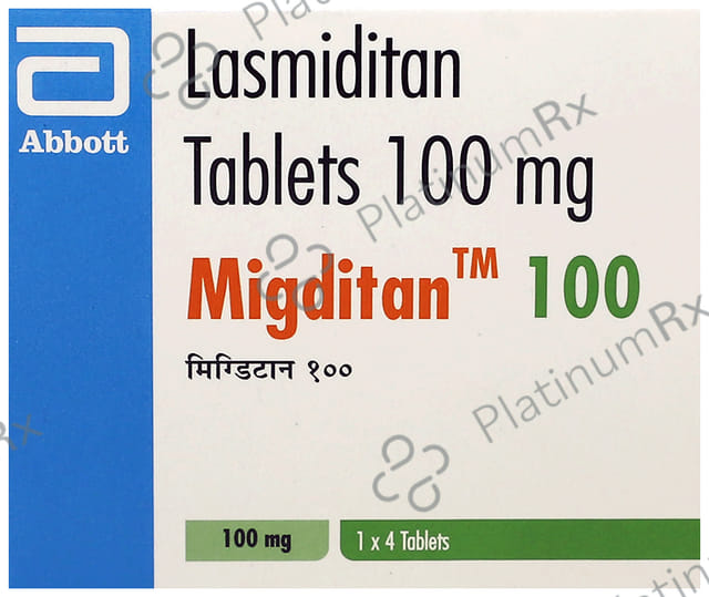 Migditan 100mg Tablet 4s
