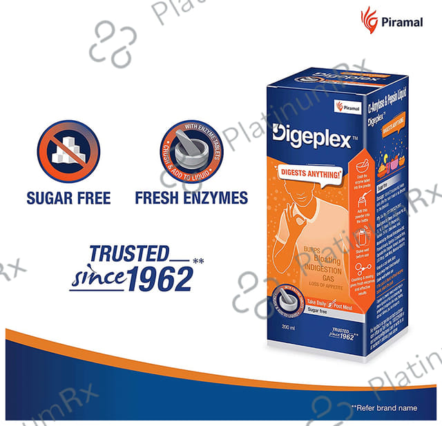 Digeplex 62.5/20mg Syrup 200ml