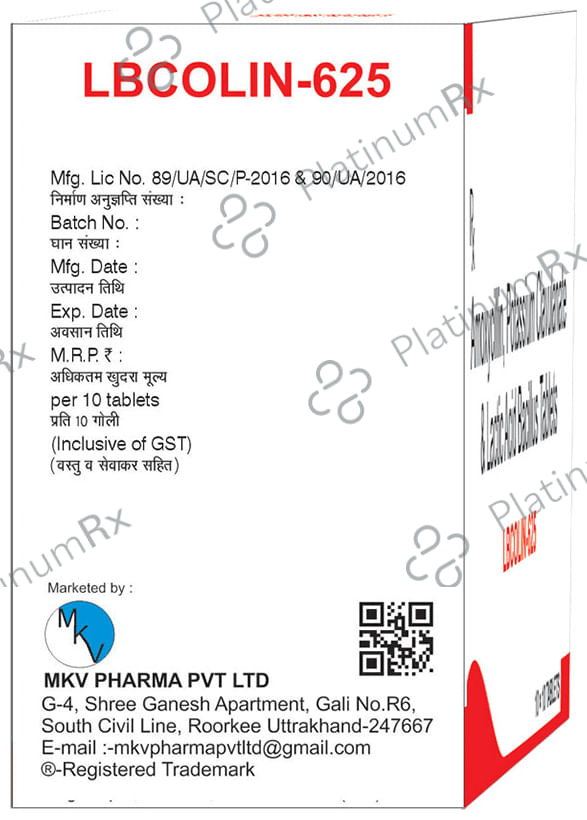 Lbcolin 625 Tablet