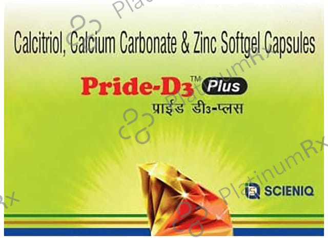 Pride D3 60K Plus Soft Gelatin Capsule 15s