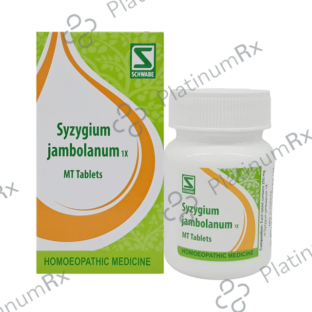 Dr Willmar Schwabe India Syzygium Jambolanum Trituration Tablet 1X