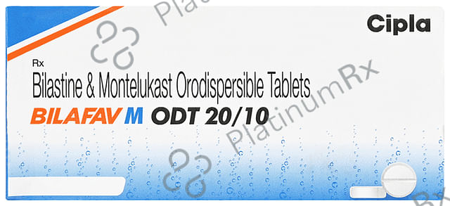 Bilafav M ODT 20/10mg Tablet 10s