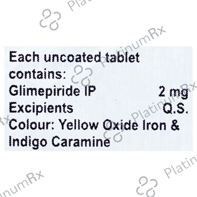 Cupride 2mg Tablet