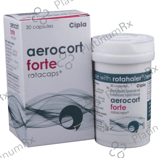 Aerocort Forte 100/200mcg Rotacap 30s