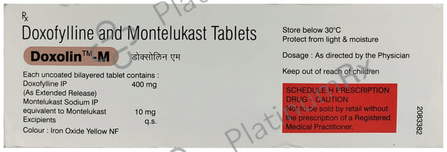 Doxolin M 400/10mg Tablet 10s