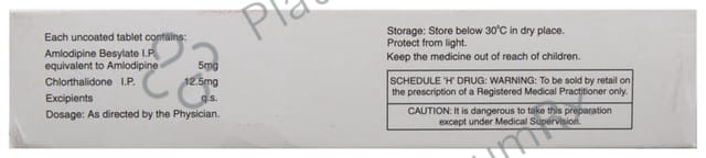 Amlodac CH 5/12.5mg Tablet 10s