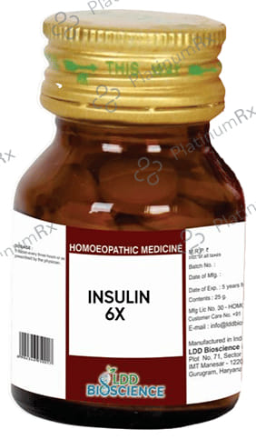LDD Bioscience Insulin 6X 25 gm