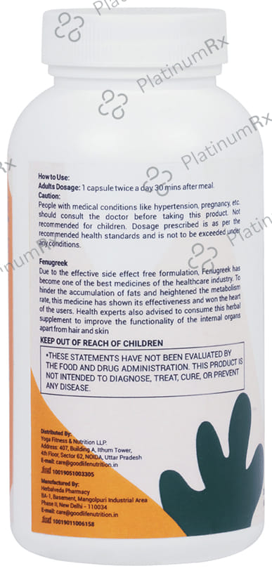 Goodlife Nutrition Fenugreek Extract Capsule