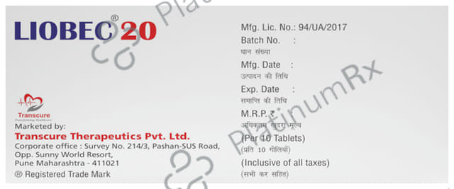 Liobec ER 20 Tablet