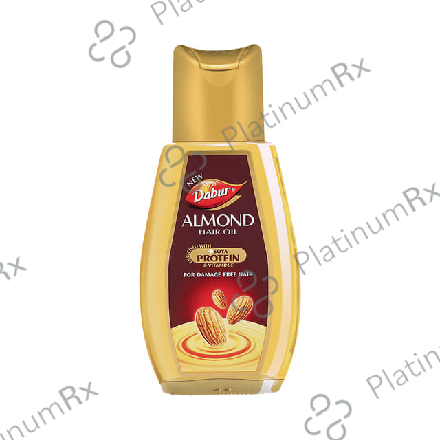 Dabur Almond Hair Oil with Soya Protein & Vitamin E - For Damage Free Hair 300 ml