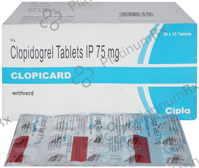 Clopicard 75mg Tablet 15s