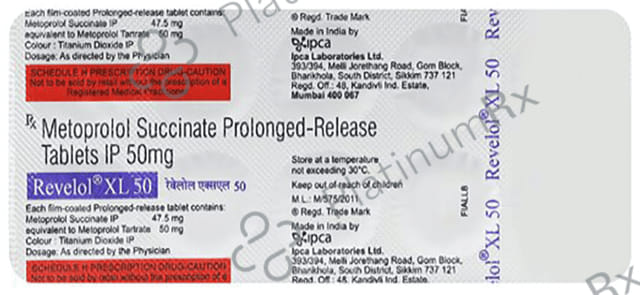 Revelol 50mg XL Tablet PR 15s