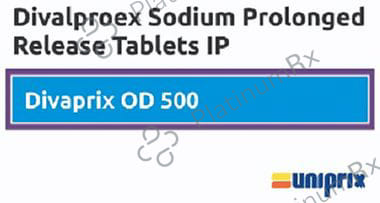 Divaprix OD 500mg Tablet PR 10s