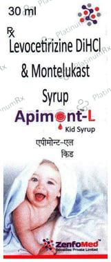 Apimont L 2.5/4mg Kid Syrup 30ml